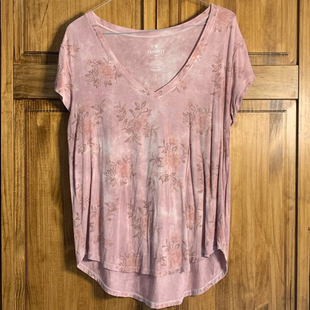 Flowy Pink Floral Top